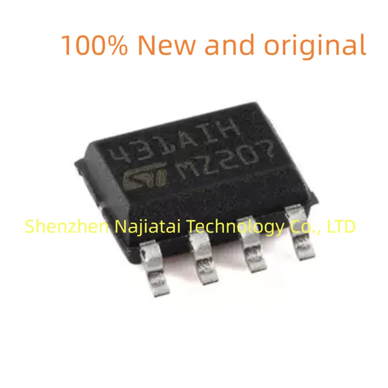 Original TL431AIDT 431AIH SOIC-8 IC Chip, 100% Novo, 10pcs por lote