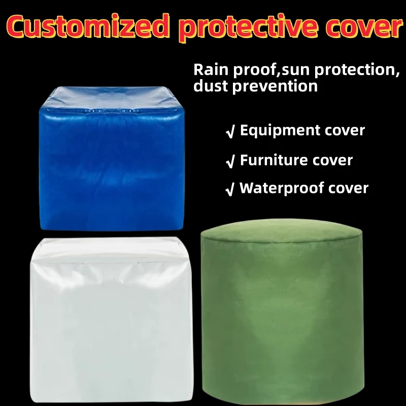 Customized Rain Cover Outdoor Garden Tables Chairs Waterproof Sunshade Cover Equipment Rain Cover Furniture Sofa Dust Cover