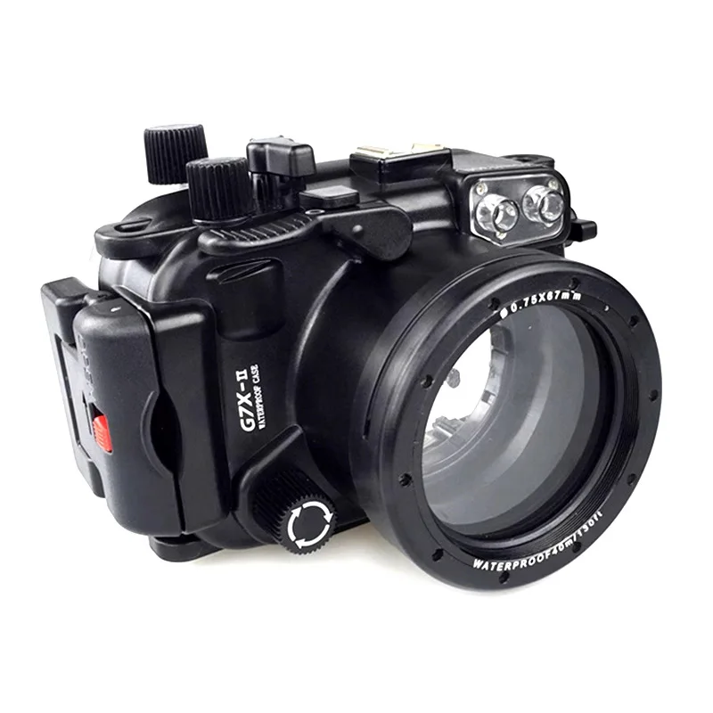 

Sea Frog Underwater Camera Waterproof Case Suitable for Canon G7X III G7X II/G9X Diving Case 40m Waterproof