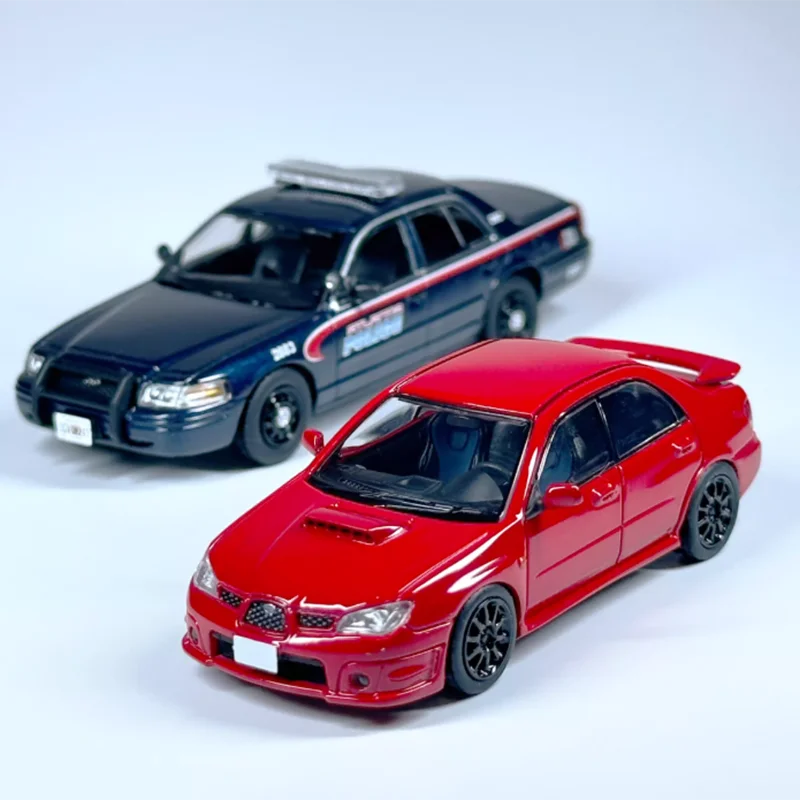 Rollin&Furuya 1/64 Crown CV&Impreza Alloy Double Car Model Classics Adult Souvenir Gift Hobby & Toys