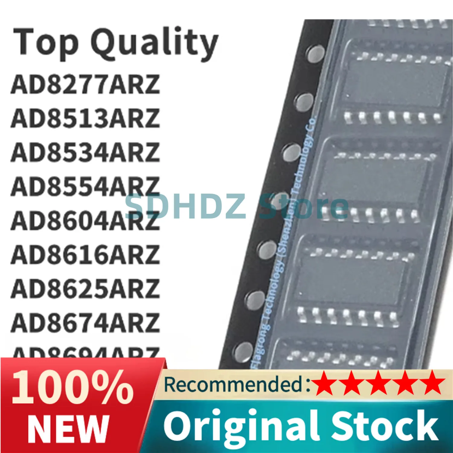 (1 Piece) AD8277ARZ AD8513ARZ AD8534ARZ AD8554ARZ AD8604ARZ AD8616ARZ AD8625ARZ AD8674ARZ AD8694ARZ SOP-14 New Original Chip