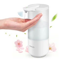 SVAVO Automatic Soap Dispenser Touchless with Infrared Motion Sensor and Clean Mode for Liquid Hand Soap Makeup Remover 5 Colors