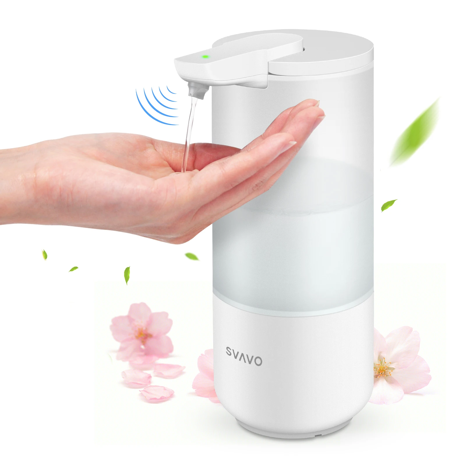 SVAVO Automatic Soap Dispenser Touchless with Infrared Motion Sensor and Clean Mode for Liquid Hand Soap Makeup Remover 5 Colors