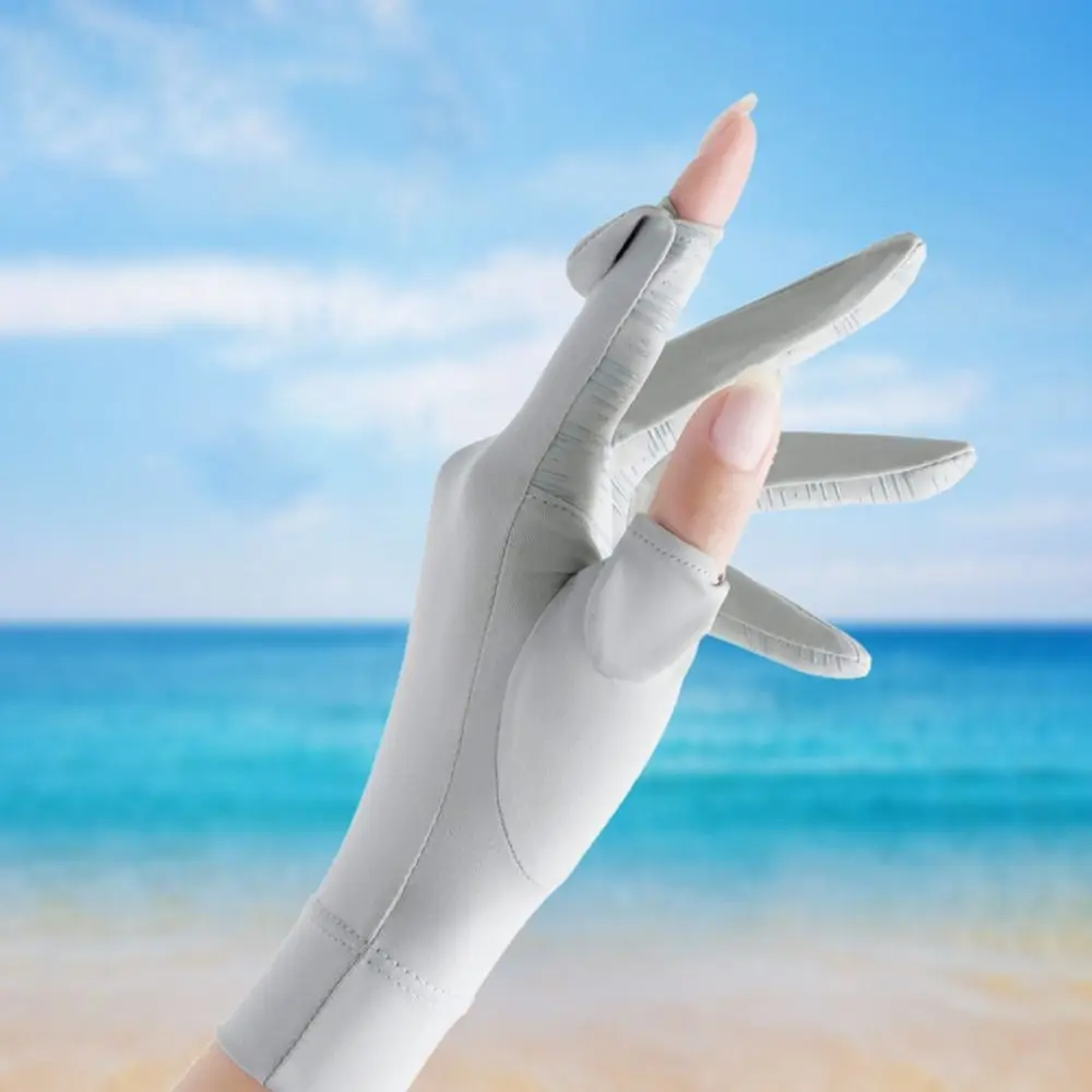 Gants de protection solaire élastiques Ice InjThin pour femmes et filles, écran tactile, gants de conduite de cyclisme, protection solaire, degré de glissement