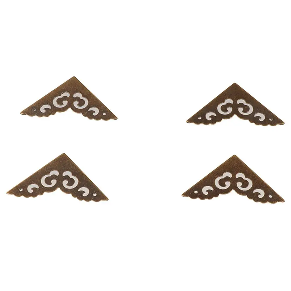 Brass Jewelry Box Case Antique Corner Bracket For Furniture Hardware Corner  Protector Edge Cover Corner