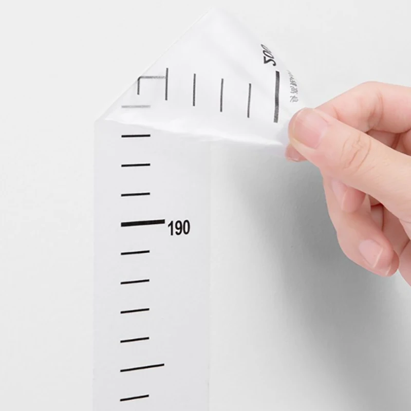 Children's Height Wall Sticker - Ruler Chart for Kids' Bedrooms, Decorative Wall Measuring Tool