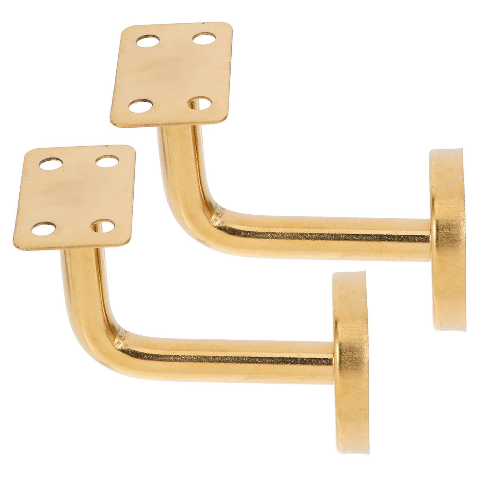 

Staircase Handrail Brackets Durable Stainless Steel Sleek Design Easy Installation Strong Loadbearing Practical DIY Supply Metal
