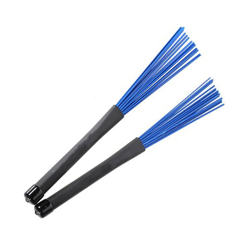Pair of Retractable Handles Percussion Drum Sticks for Jazz /Rock (Blue) Retractable Drum