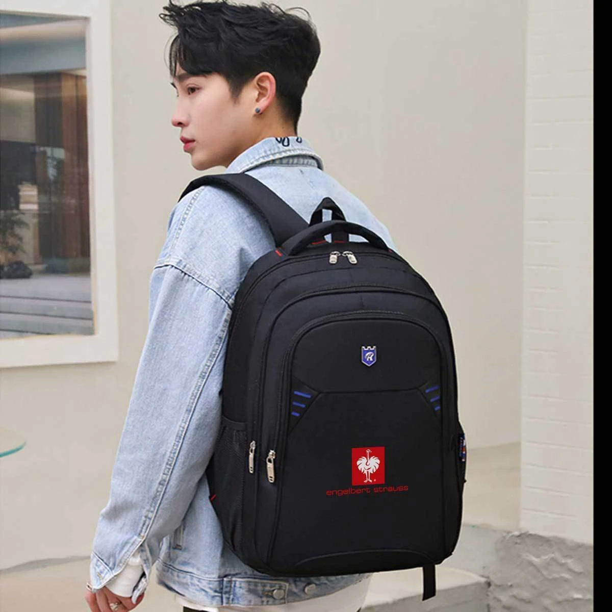 

Large Capacity Laptop Bag, Business Commute Backpack, Waterproof Durable Computer Bag for Work & Daily Use