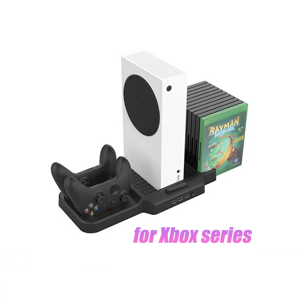 

For Xbox series X S for XSS XSX game console Multi-function charging storage stand with cooling fan game accessories