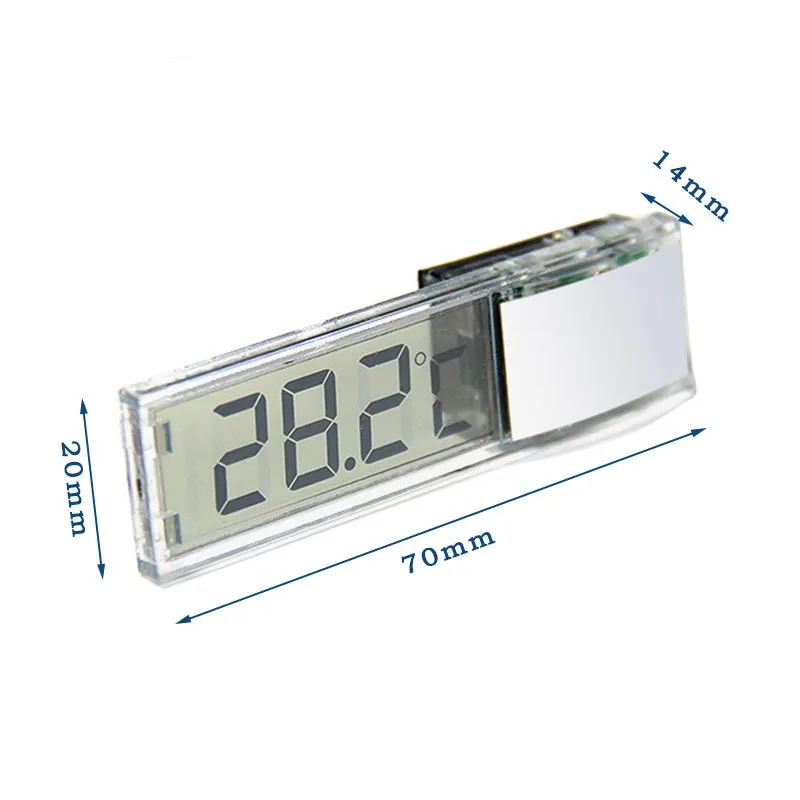 Aquarium Thermometer Electronic LCD Digital Fish Tank Temperature Measurement Fish Tank Temp Meter Aquarium Accessories