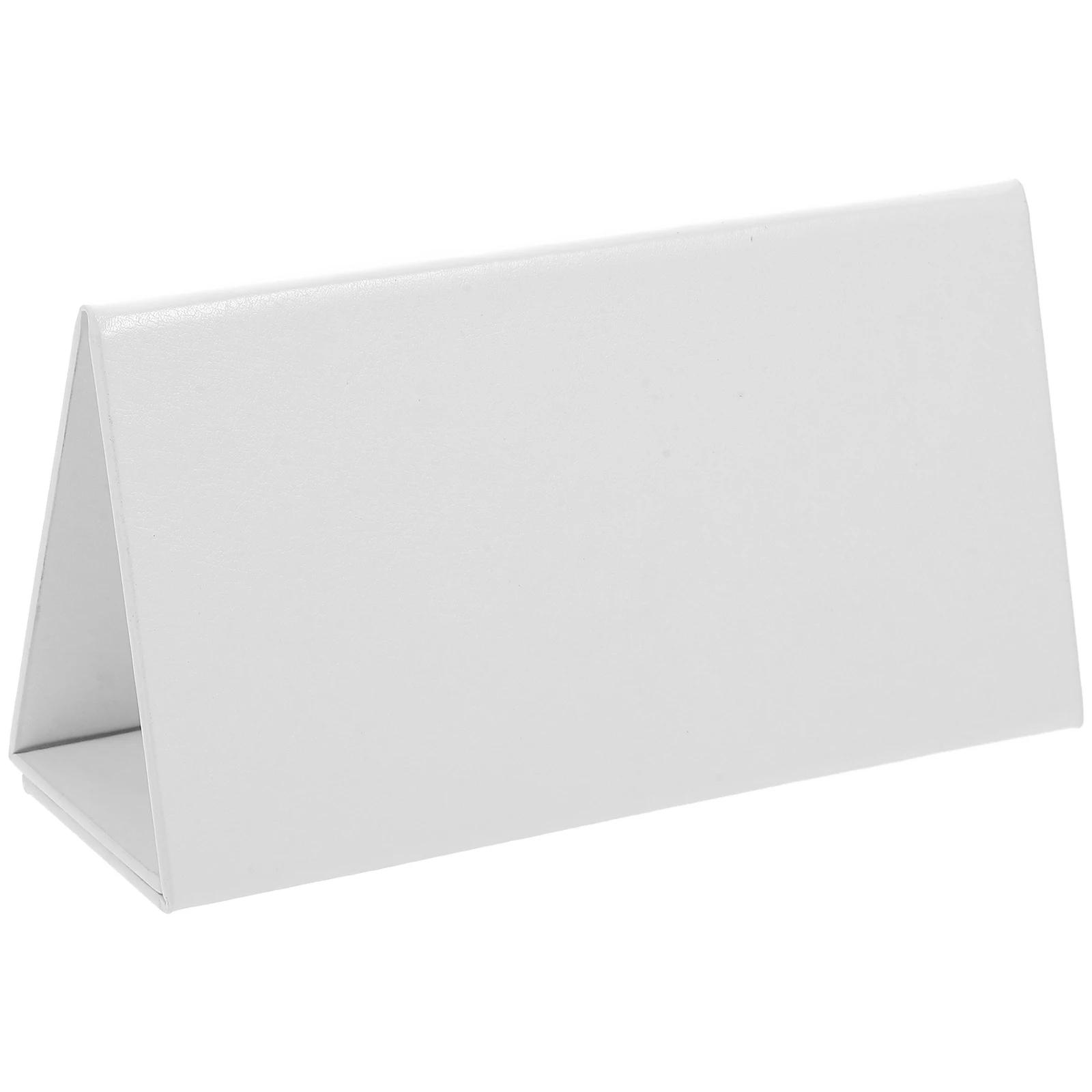 

1pc Foldable Erasable Name Cards Seat Table Tent Plates Classroom Office Banquet Place Cards Magnetic Reusable Blank Sign Desks