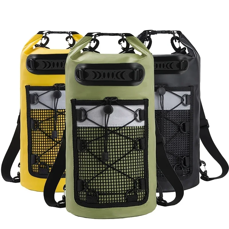 

Swimming backpack surfing camping waterproof backpack PVC waterproof storage bag men and women kayaking rafting outdoor supplies