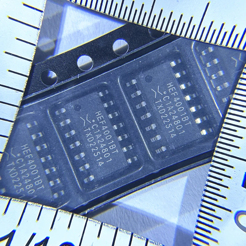 New original (10pcs) HEF4001BT, 653 HEF4001BT SOIC-14 Four-channel 2-input NOT gate logic chip