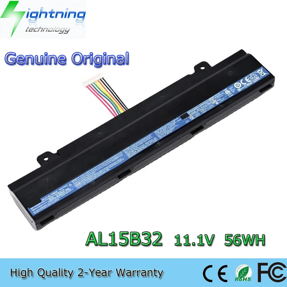 

New Original AL15B32 11.1V 56Wh Laptop Battery for Acer Aspire V15 V5-591G V5-591 Series T5000 N15Q12