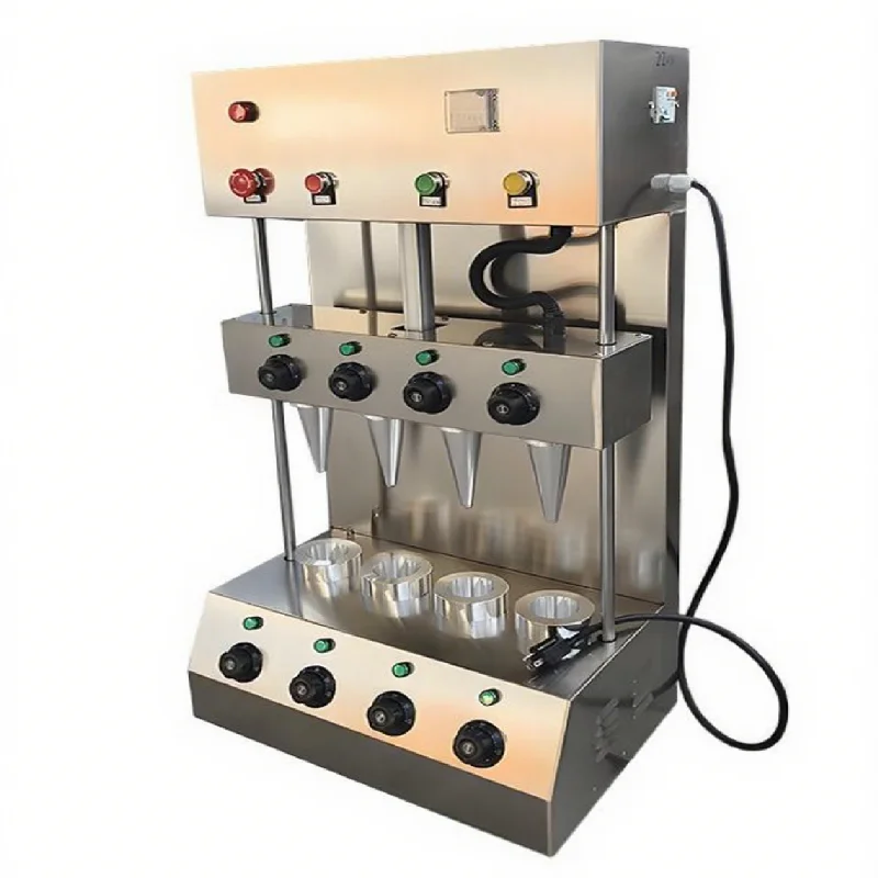 Full Automatic Pizza Cone Maker & Making Machine | High-Efficiency Pizza Cone Oven for Commercial Use