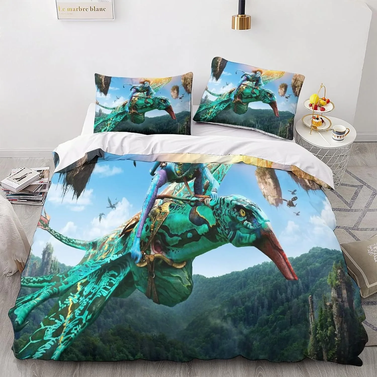 Avatars Bedding The Way of Water Printed Bed Sets, Exquisite Bed Supplies, Duvet Cover, 3D Print Quilt Cover