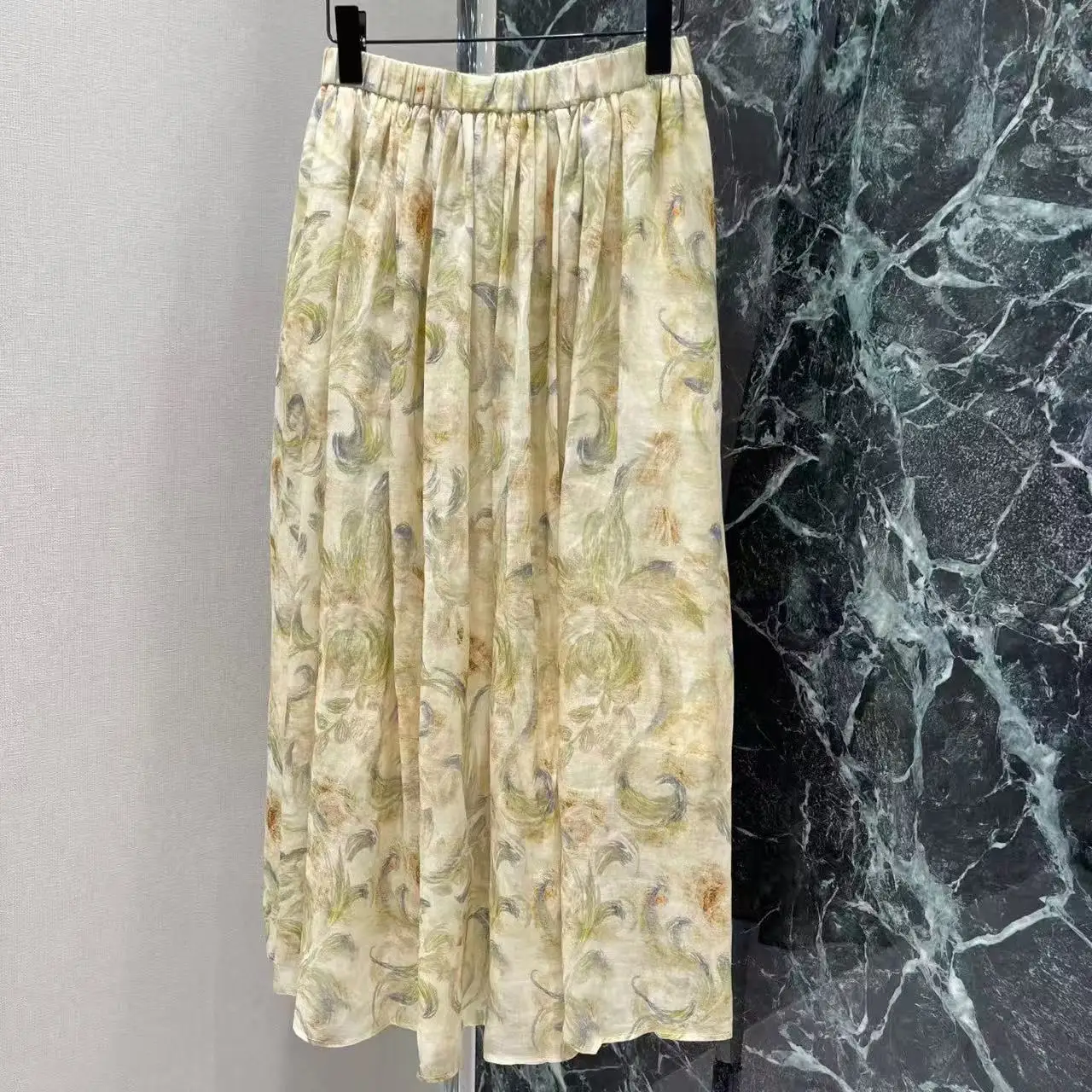 2026 Summer New Style Vintage Printed Skirt