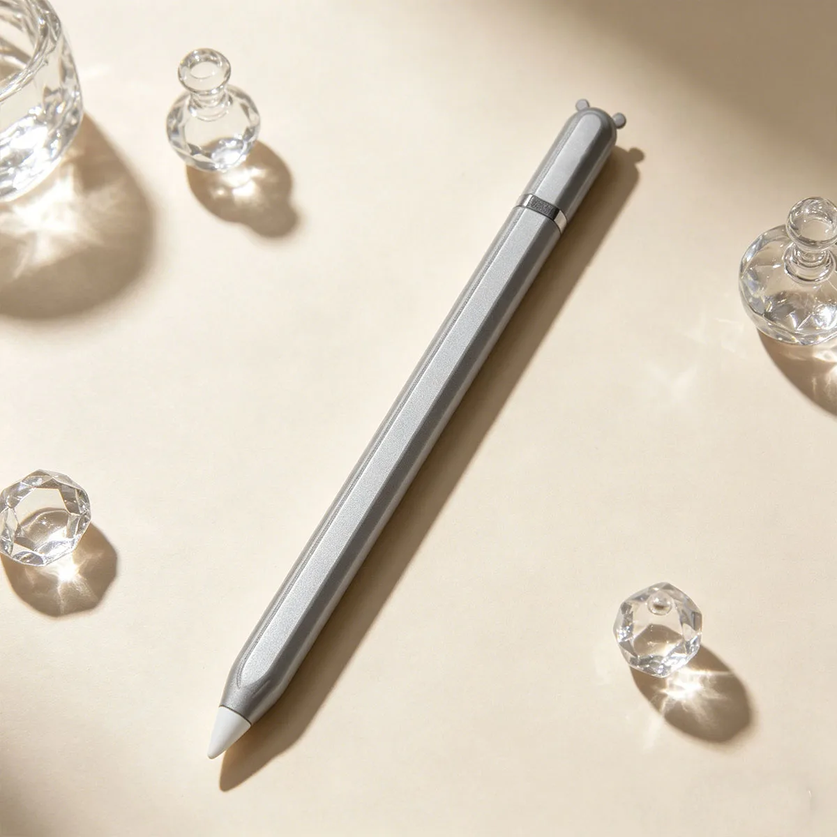 

Cute cartoon Transparent Pen Case For Apple Pencil 2 Pencil Pro Stylus Case Solid Color Protective Silicone Sleeve Pencil Cover
