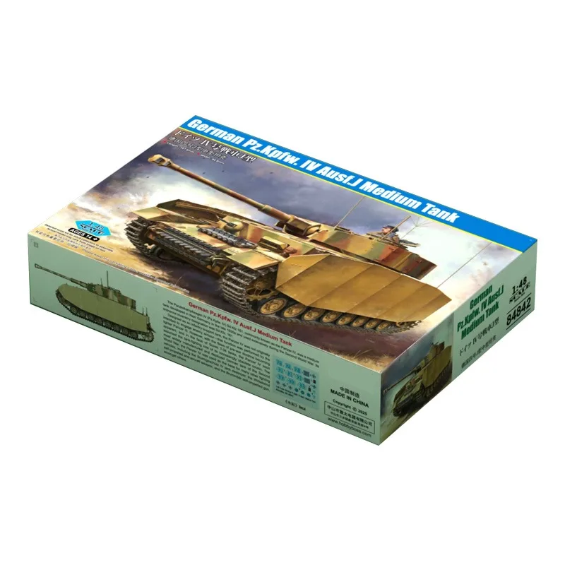 Trumpeter Tank Scale Model Kit 84842 1/48 Tedesco Pzkpfw IV Ausf. J Carro armato medio