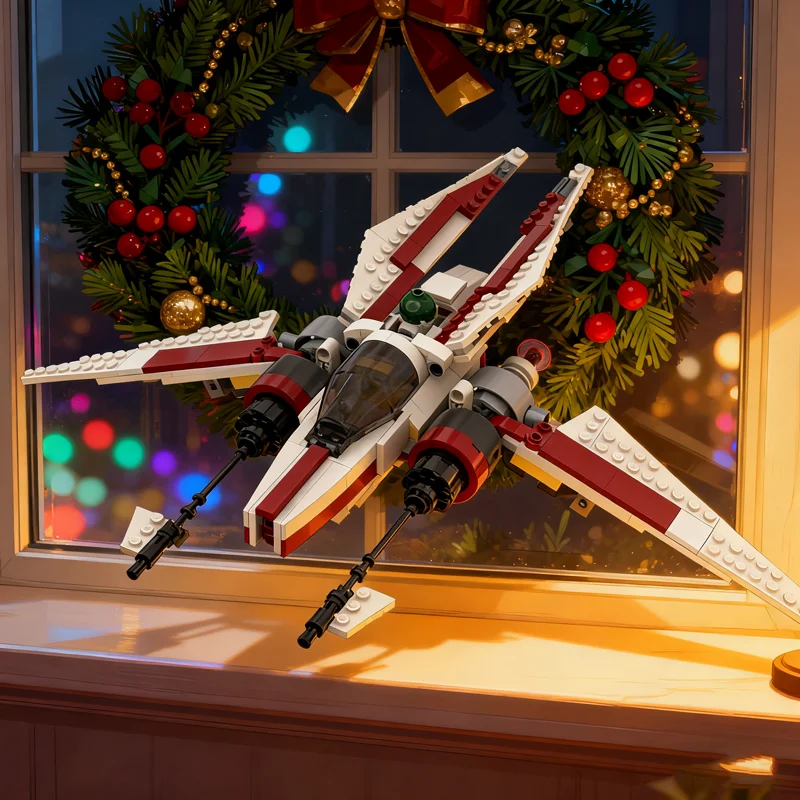 

341pcs MOC High Republic Vector Starfighter Star Battle Model Building Blocks Construction Festival Gift Brick Toy