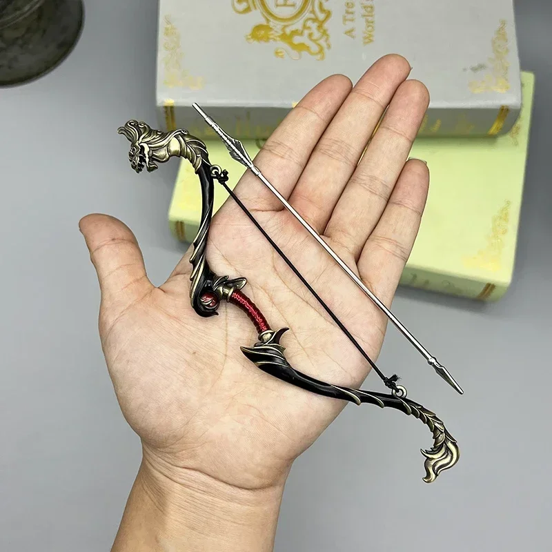 18cm Wo Long: Fallen Dynasty Game Replica Flying General's Bow Metal Weapon Model Lu Bu 1:6 Action Figure Accessory Collectible