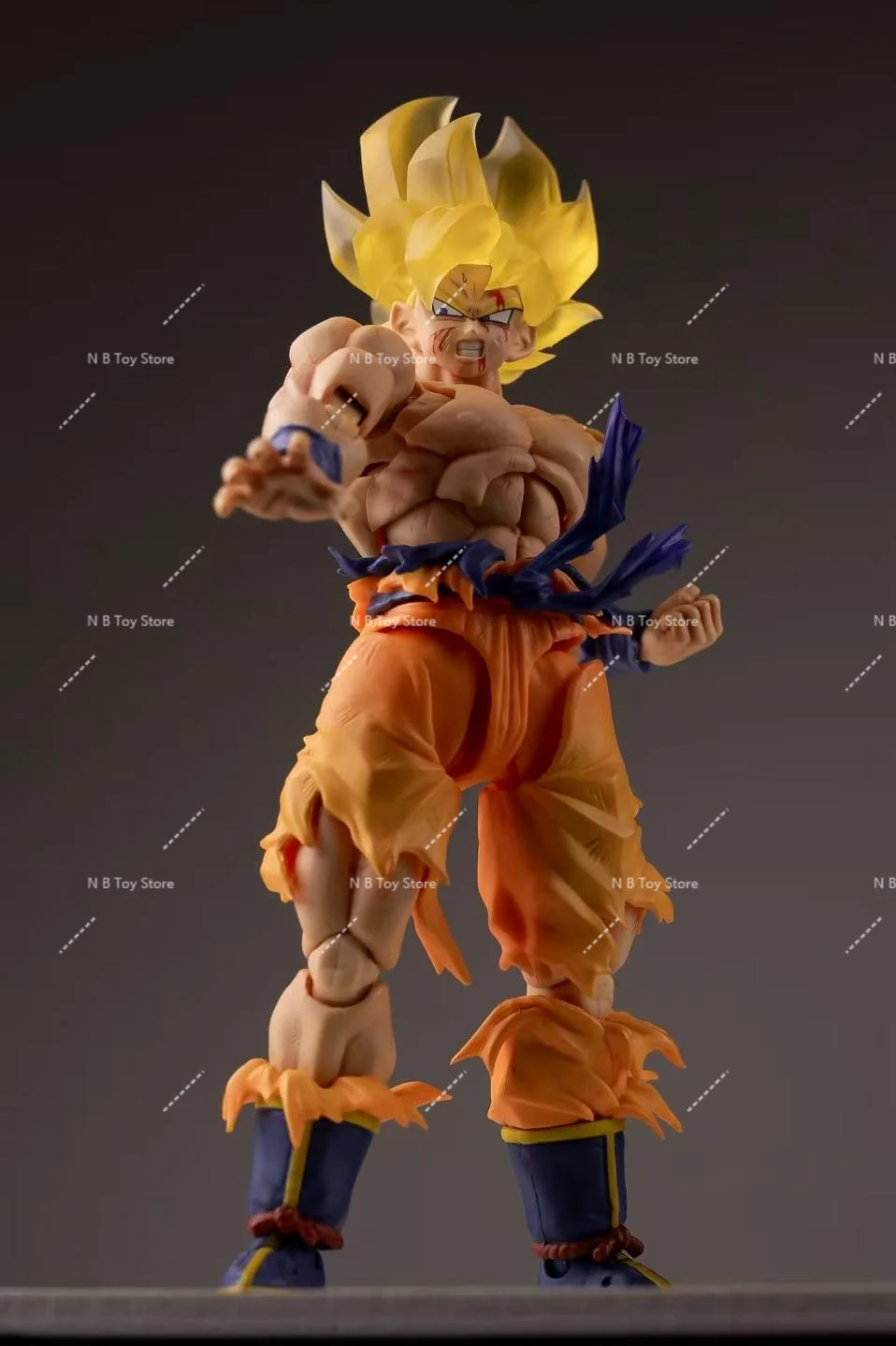 In Stock Dragon Ball SHF Air Studio Goku Super Saiyan Head Sculpt Accessory Solid Color Version Normal Solid Color Version Gifts - view 6