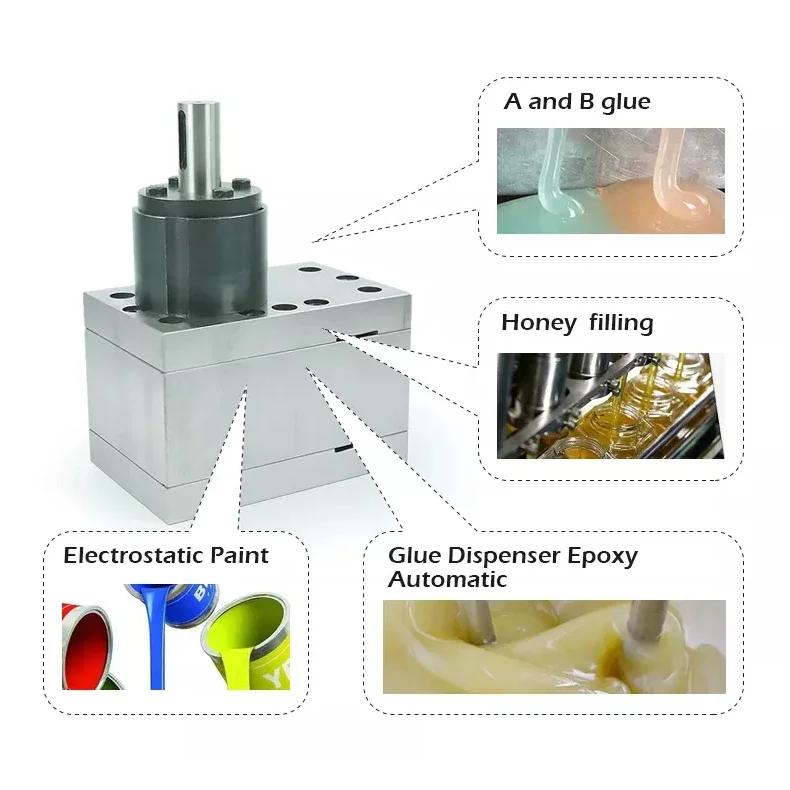 Micro Chemical Detergent Glue Dosing Pump Price High Viscosity Lubrication Oil Transfer Gear Metering Pump Manufacturer