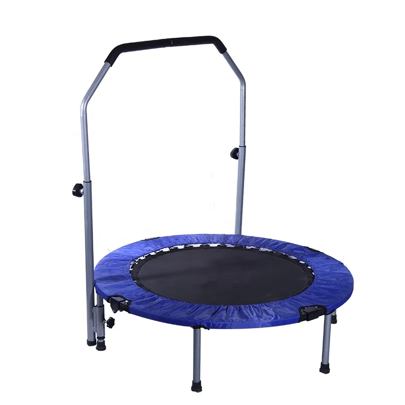 

Attractive Price Kids Indoor Trampolines Portable Safety Home Jumping Fitness Trampoline with Handle