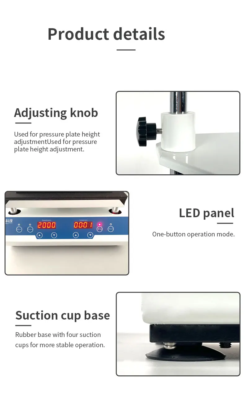 DMT‑2500 Digital Display Multi‑Tube Oscillator Mixer | Multi‑Sample Laboratory Sample Mixing Equipment