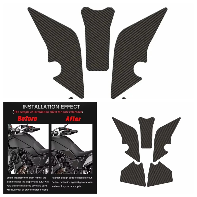 Motorcycle Protection Gas Scratch Resistant Adhesive Decal Fuel Tank Pad Protective Cover For YAMAHA Tenere 700 Rally T700 XTZ