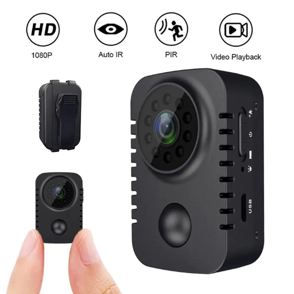 

MD29 HD 1080P маломощная PIR-камера движения, мини-видеокамера ночного видения, инфракрасная камера