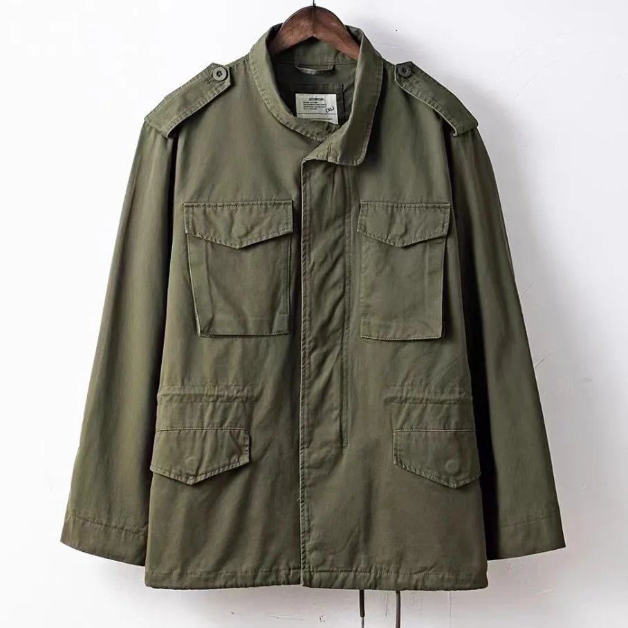 

American M-65 Jacket for Men Army Tactical Casual Coat Streetwear Spring Autumn Male Vintage Clothes