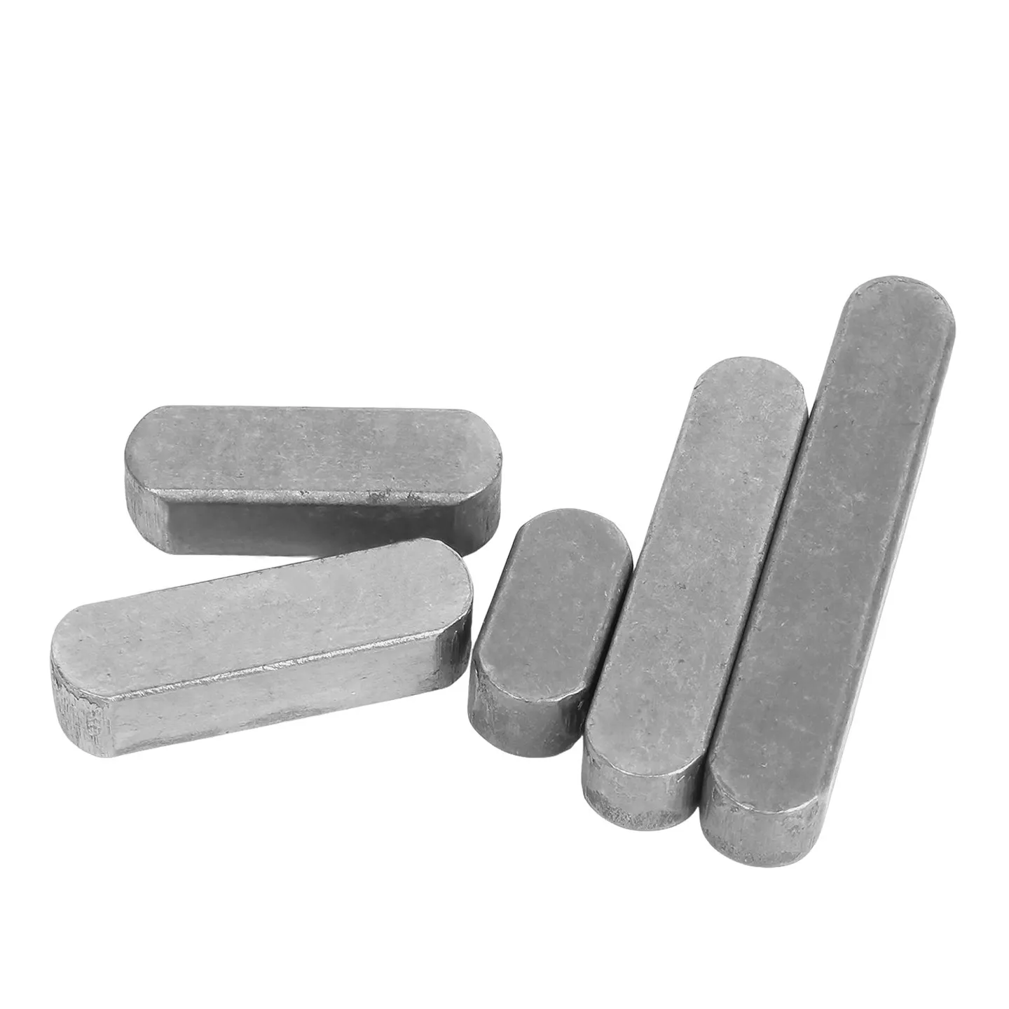 10~50Pcs M3 M4 M5 M6 M8 M10 M12 M14 M16 35# Steel Round Ended Feather Key Drive Shaft Parallel Keys Dowel Drive Shaft