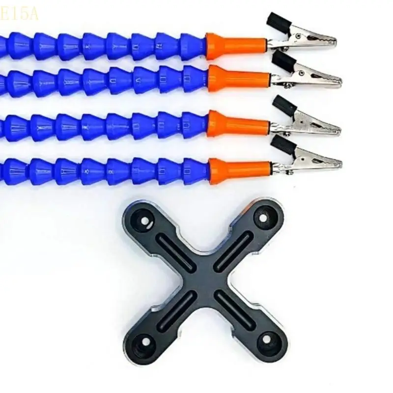 

E15A Helping Hands Soldering Station With Four Flexible Arms For Electronics