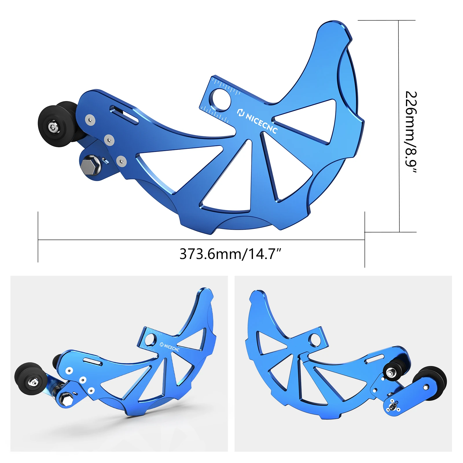 Motorcycle Rear Sprocket Guard Chain Tensioner For YAMAHA YZ 125 250 125X 250X 250F 450F 250FX 450FX WR 250R 250X WR250F WR450F