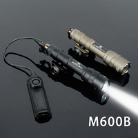 Tactical Surefire M600B M600 M600C Scout Light AR15 Rifle Weapon Flashlight LED Hunting 600 Lumens Dual Switch Spotlight Airsoft