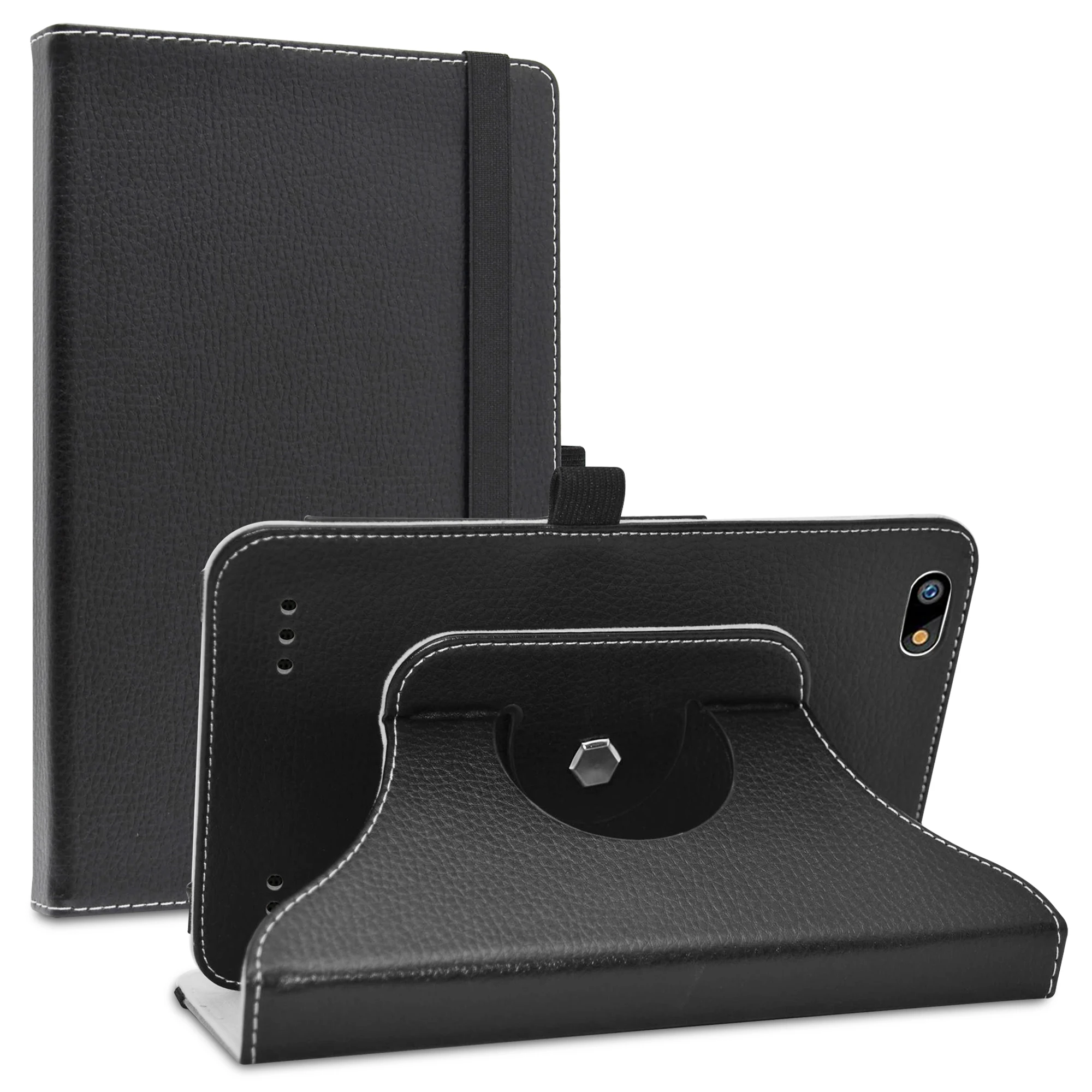 

360 Degree Rotary Rotating PU Leather Cover For NUU Tab 8 / Sunshine T1 Elite 8" Tablet