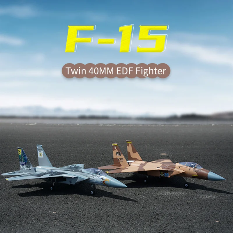 

XFly Dual 40mm F-15 Ducted Fighter 4-Channel Medium-Sized Remote-Controlled Model Aircraft Fixed-Wing Aircraft Model Toy F15