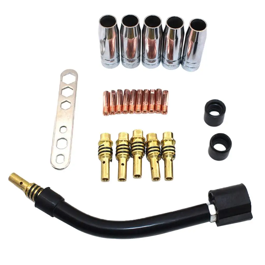 24pcs / Set 15AK MIG Kit De Soldadura Conector De De Cabezal