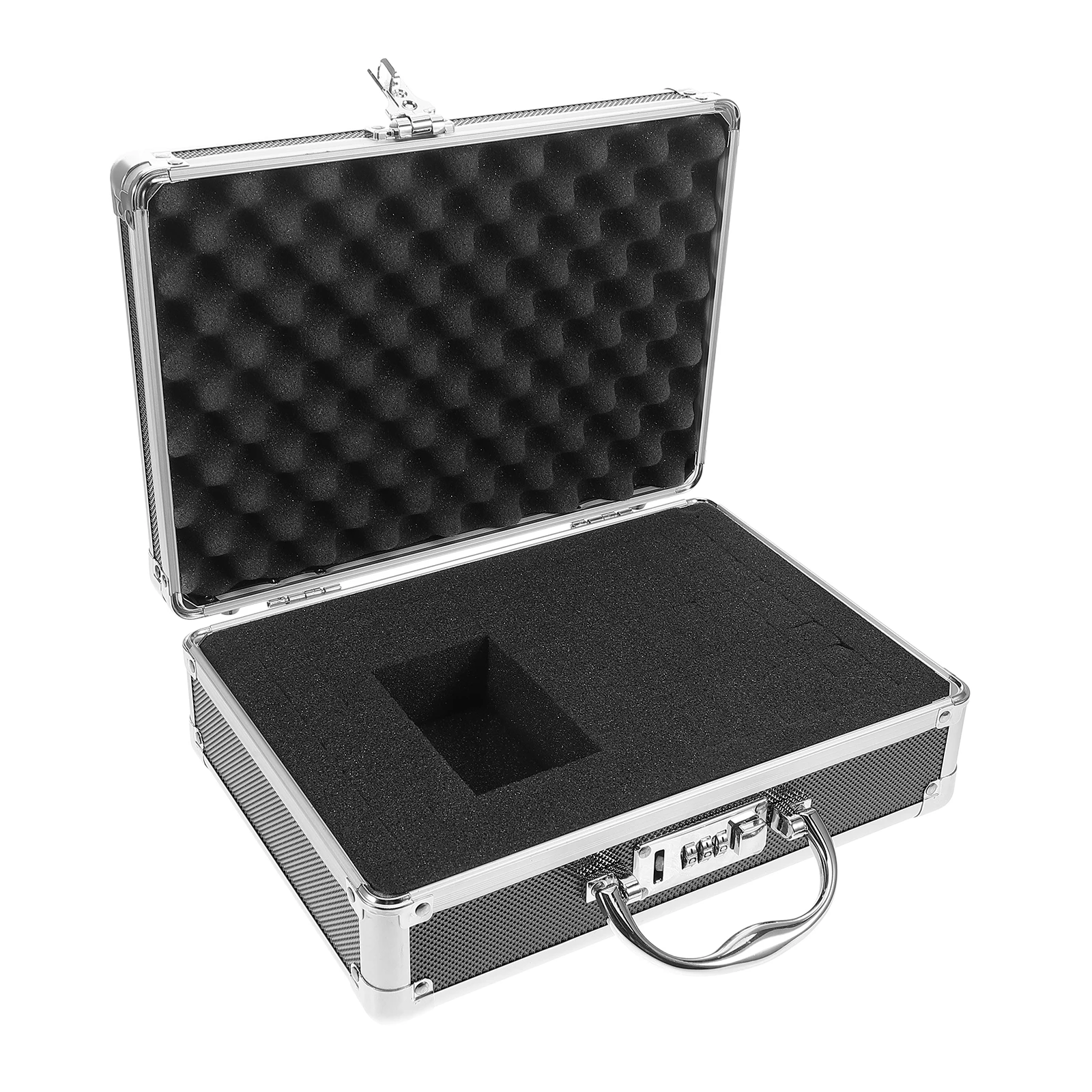 

Aluminium Toolbox Large Capacity Durable Portable Storage Case Foldable Locking Box For Tools Hardware Instruments Household