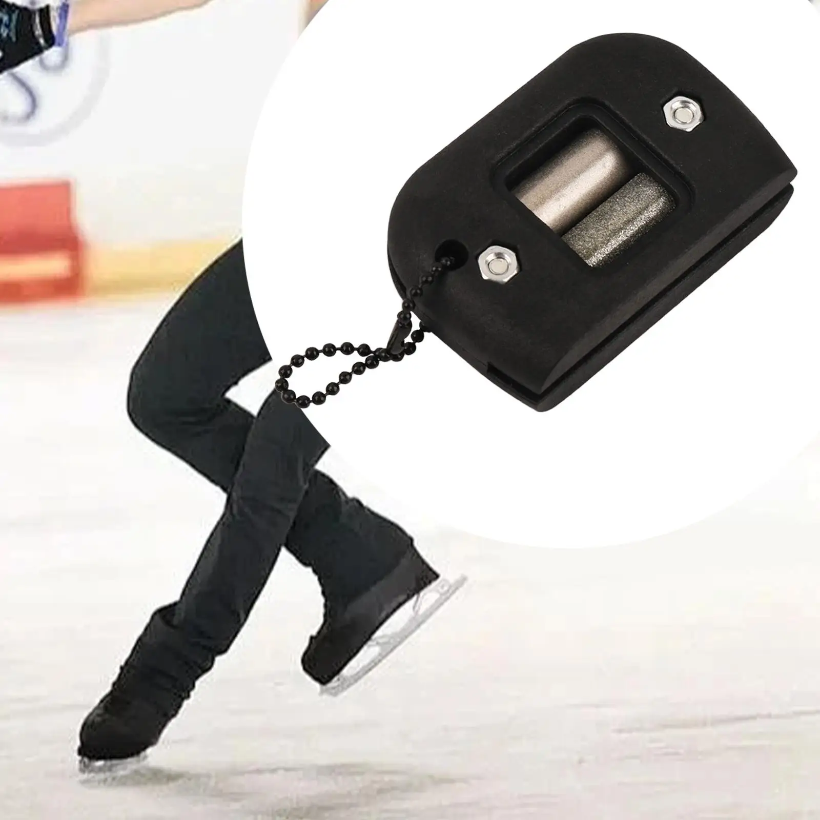 Affûteur de patins à glace professionnel, outil d'entretien de lame de glace, système d'affûtage de lame de largeur réglable pour lame de patinage artistique