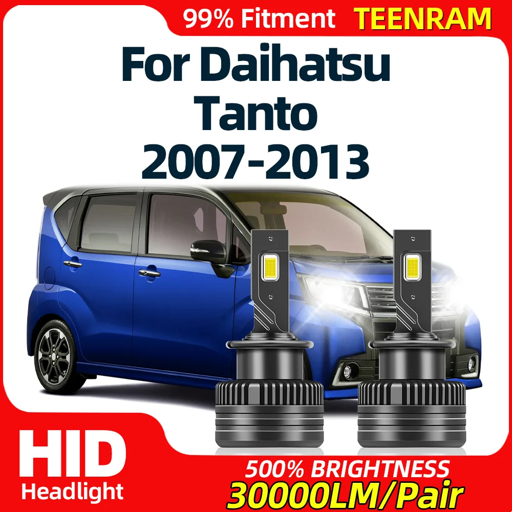 

30000LM Canbus LED Headlights HID Bulbs 120W Car Xenon Lights 6000K 12V For Daihatsu Tanto 2007 2008 2009 2010 2011 2012 2013