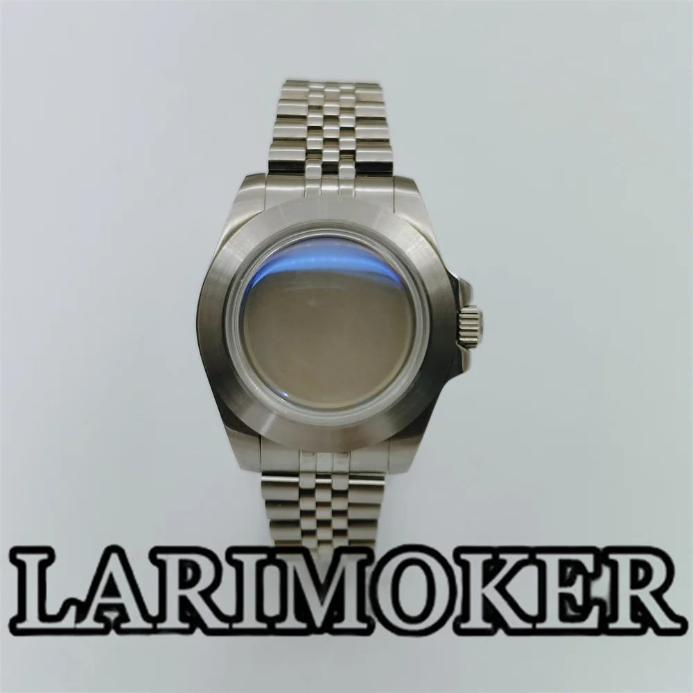 

LARIMOKER 40mm watch case Dome glass/AR coating Dome glass fit NH35 NH36 NH34 ETA2824 Miyota9015 PT5000 ST2130 movement