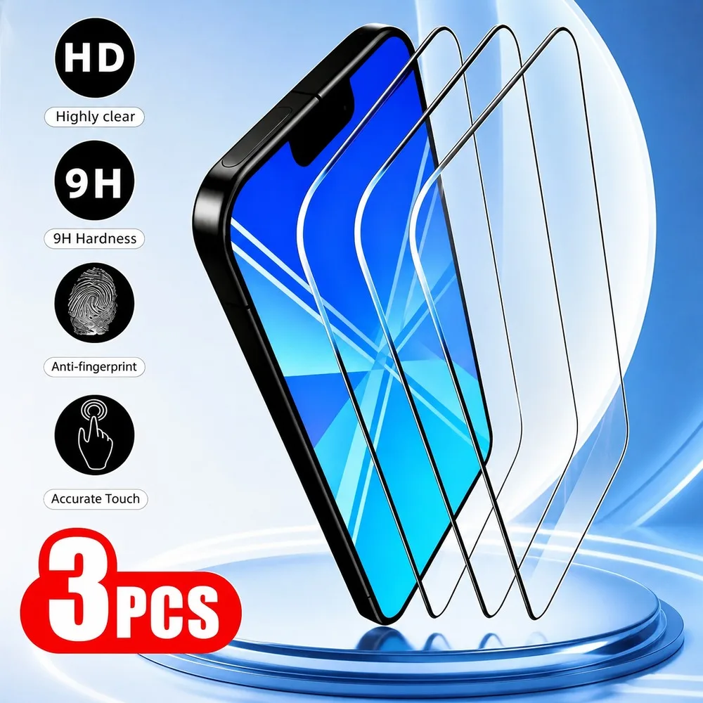 3PCS Tempered Glass For Oppo Reno16 5G Reno16 F 5G Reno16 FS 5G Reno16 Pro 5G Screen Protector For Oppo Reno 16c Reno15 Reno15 F