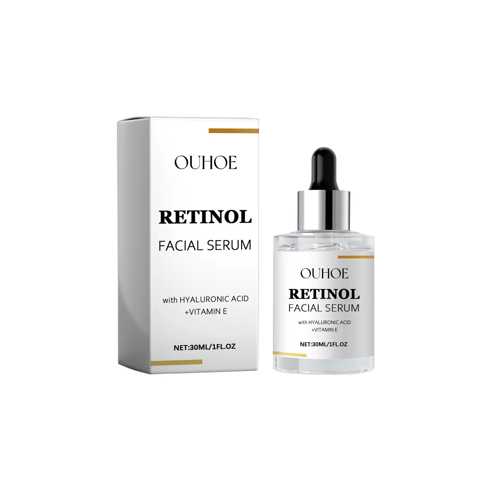 Retinol Facial Serum Fade Fine Line Deep Moisturizing Smoothing Firming Brightening Repairing Renewing Essence Skin Care ผลิตภัณฑ์