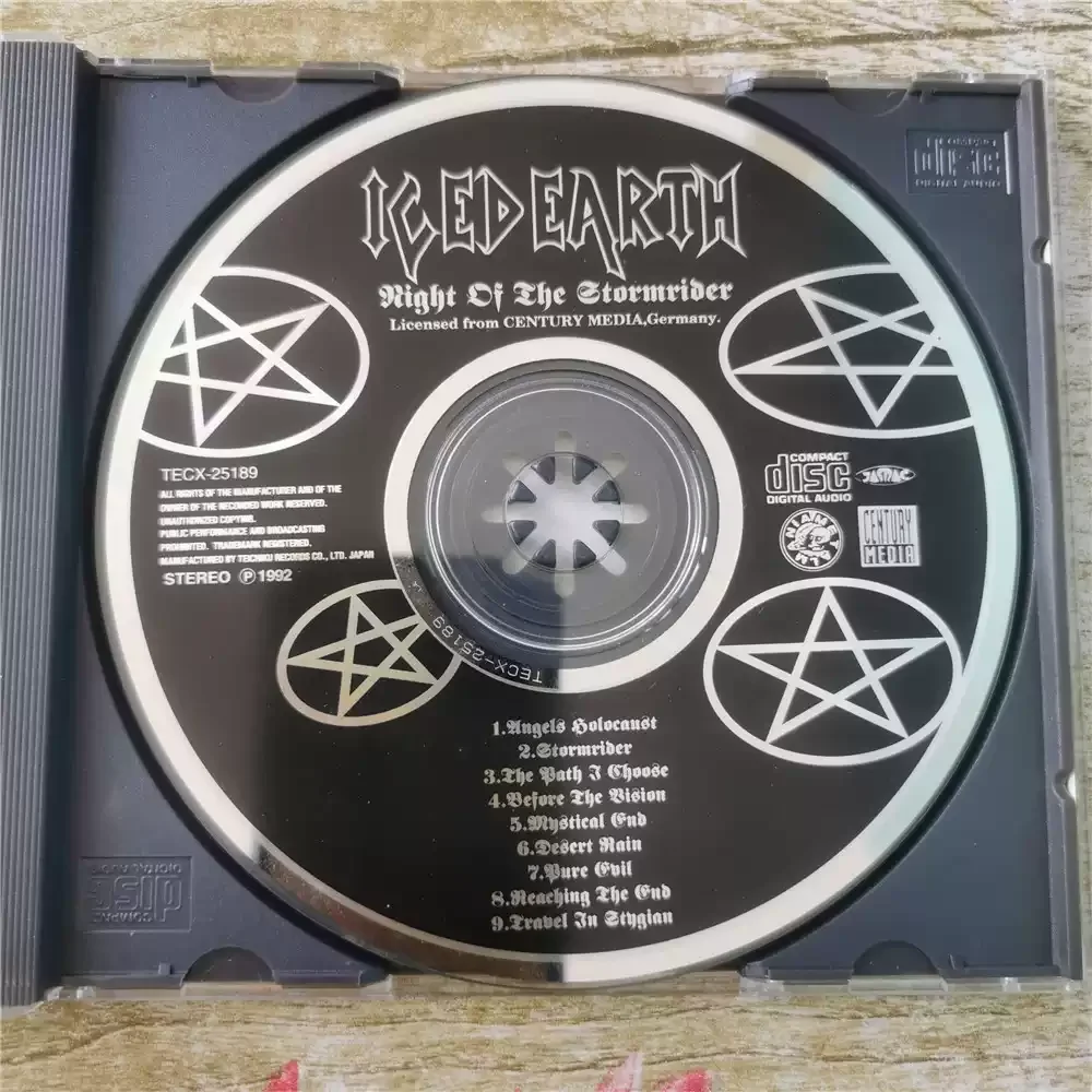 تاريخ إصدار Iced Earth Night of The Stormrider: نوفمبر 1991 #4