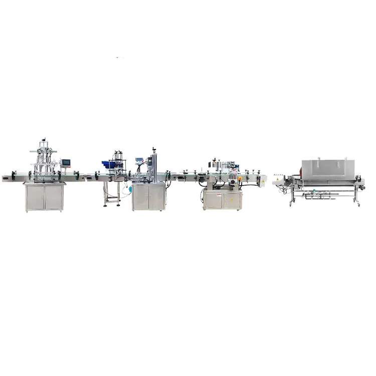 pp Bottle Jam Jar Filling Capping and Packing Production Line
