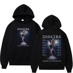 Shakira Las Mujeres Ya No Lloran 2024 World Tour Hooded Men Women Fashion 90s Vintage Hoodie Hip Hop Street Aesthetic Sweatshirt