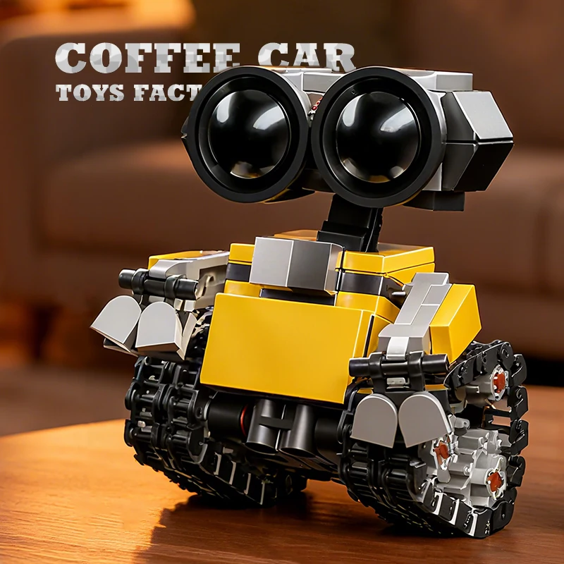 Mini Robot lindo juguetes de bloques de construcción con 217 Uds espacio MOC película clásica modelo muñecas divertidas y lindas para niños regalo de cumpleaños